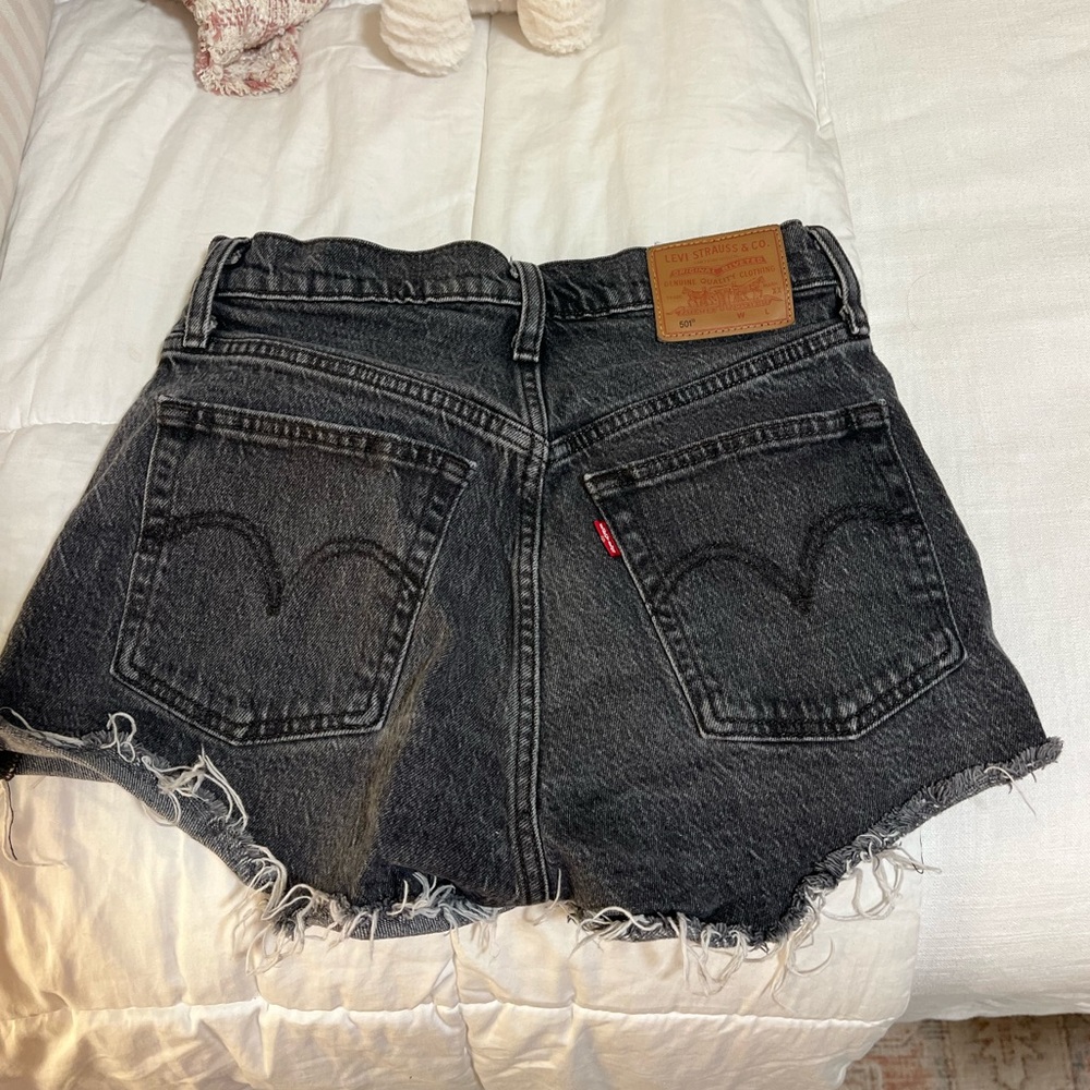 Women’s black Levi’s shorts
